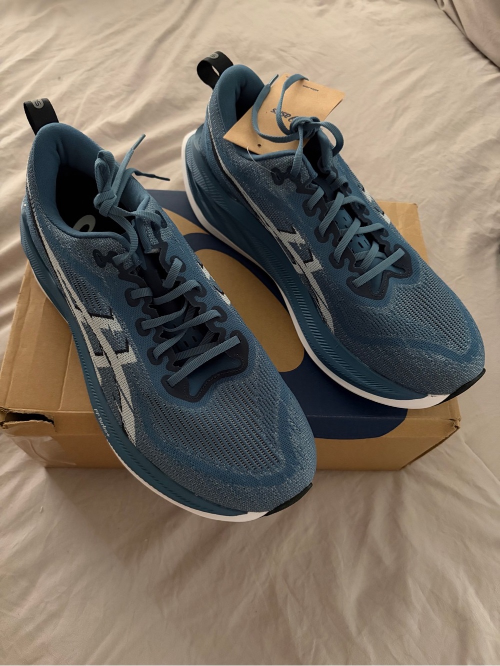 Asics Men's Blue Athletic Running Shoes
